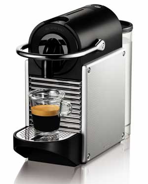 Nespresso Pixie Capsule Espresso Machine - Electric Aluminum