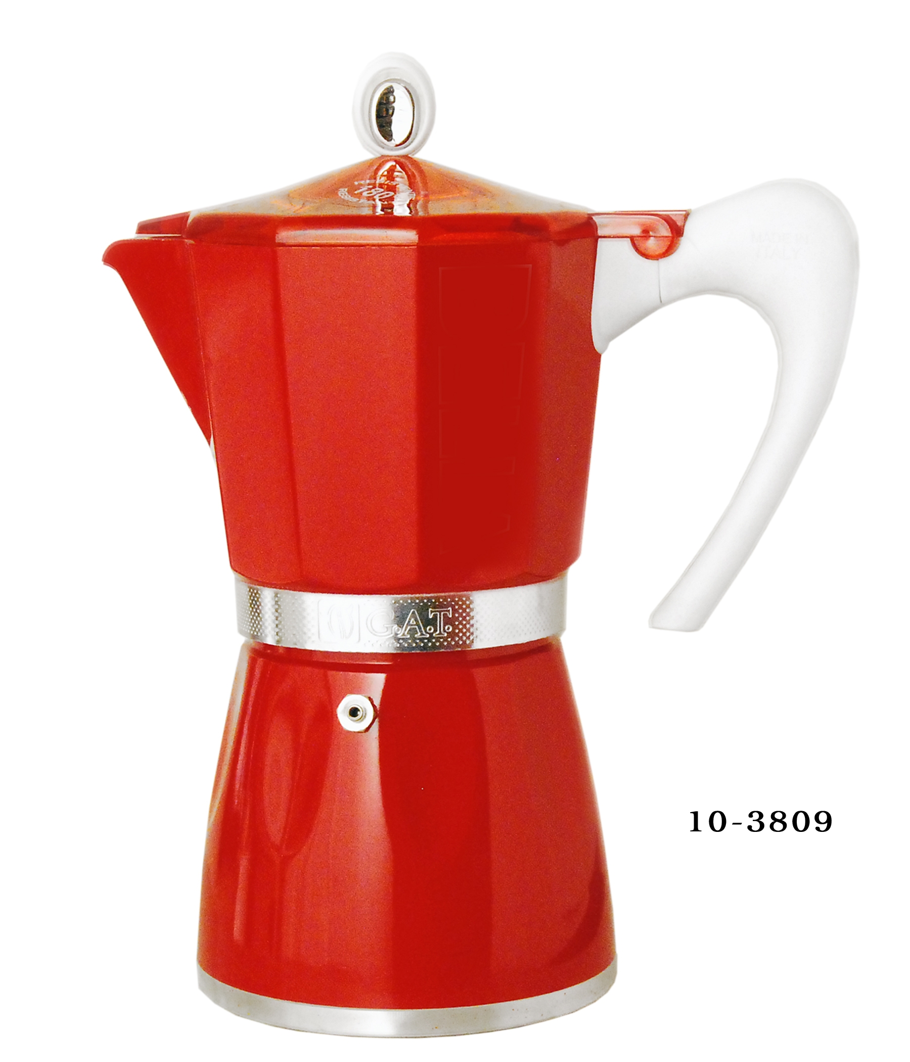 Bella Stove Top Espresso - Milano Red
