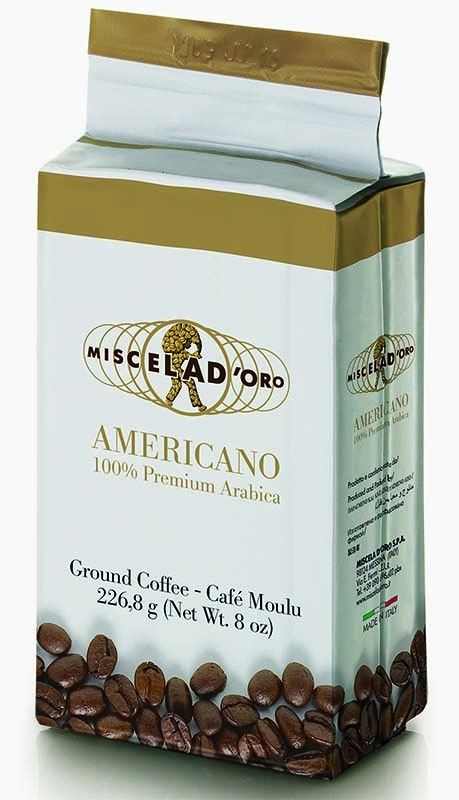 Miscela dOro Americano Ground Coffee - 8 oz. brick