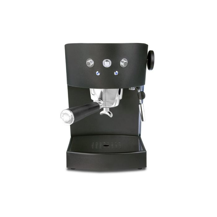 Ascaso Basic Espresso Machine in black and stainless steel