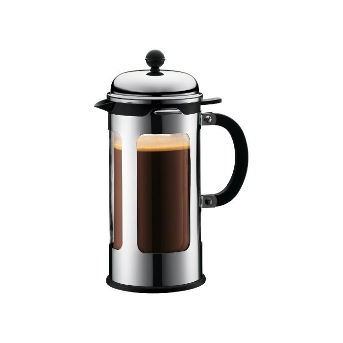 Bodum Chambord 8Cup Bodum DoubleWall Glass 1st in Coffee