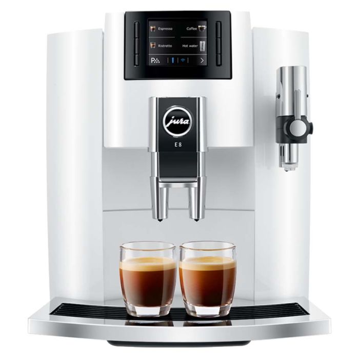 Jura E8 White Espresso Maker 1st in Coffee