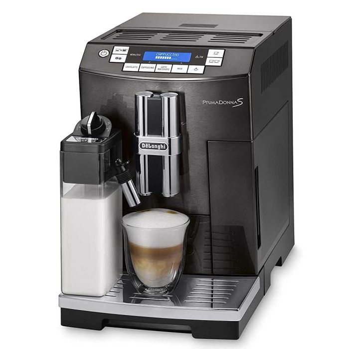Buy the DeLonghi PrimaDonna S Automatic Espresso Machine in Black