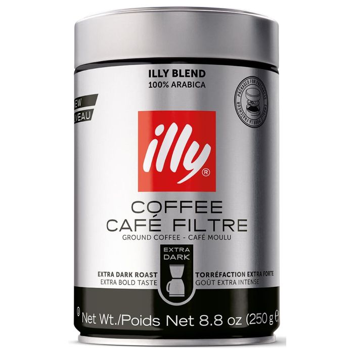 illy Extra Dark Roast, Medium Grind Drip Coffee