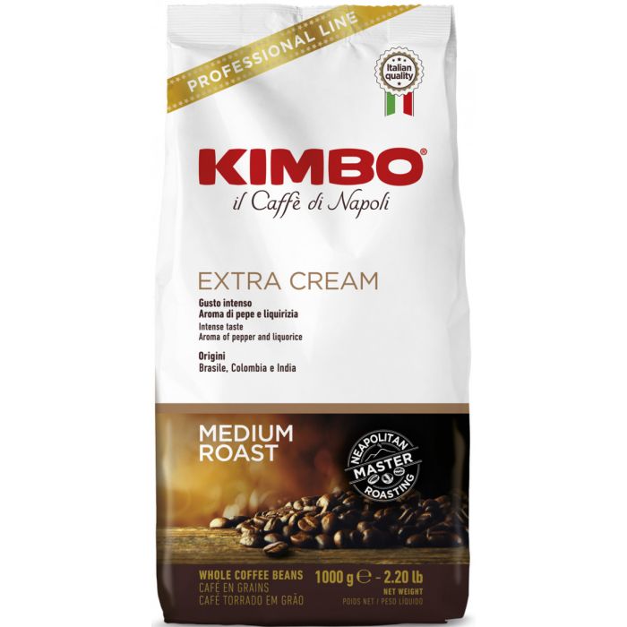 Kimbo Espresso Bar Extra Cream Espresso Beans for Coffee