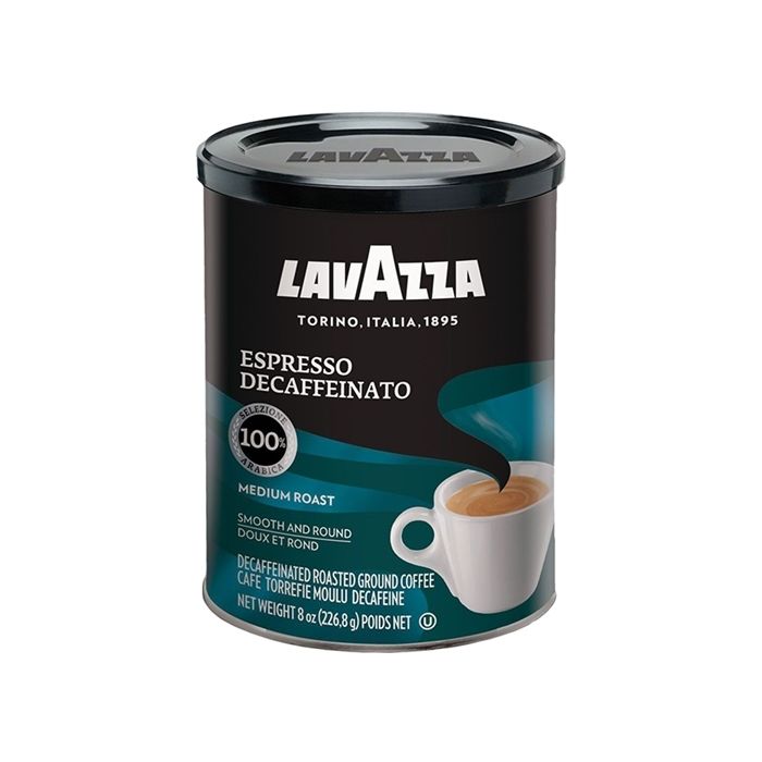 Lavazza Decaf Coffee | Arabica Blend Coffee | 8 oz Coffee Tin