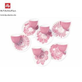 Michael Lin Set 6 Espresso Cups BY iLLY