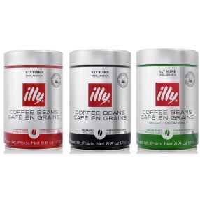 Illy espresso 3 pack Whole Bean
