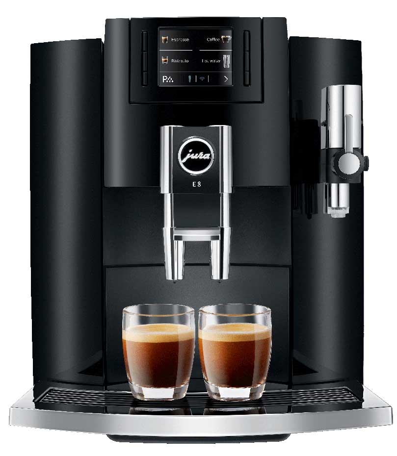 Refurbished Jura E8 Black Espresso Machine 1st in Coffee