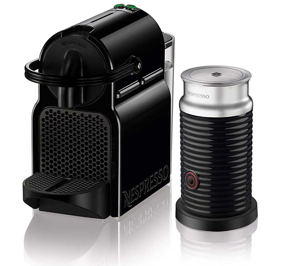 Nespresso Inissia Capsule Espresso Machine with Aeroccino