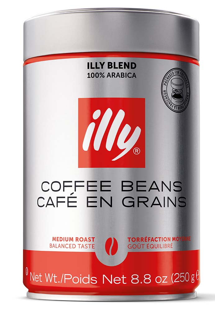 illy Espresso Coffee, Whole Bean Medium Roast for Espresso
