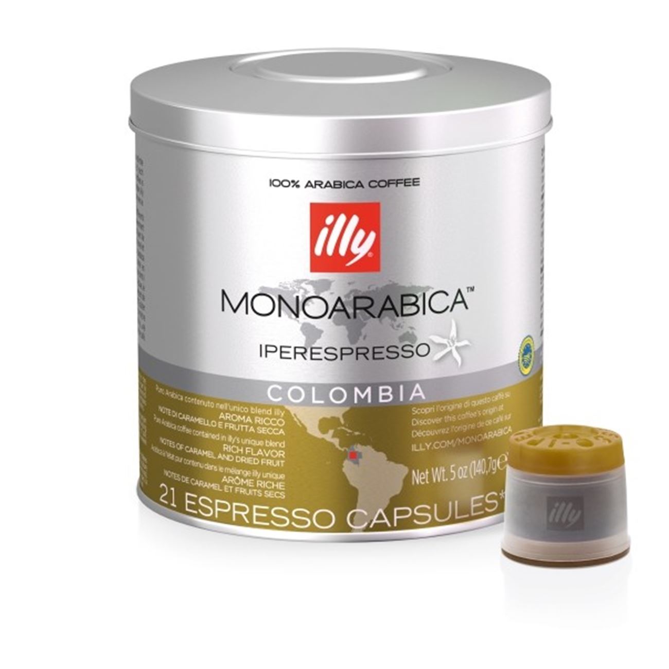 Illy iper Capsules Colombia 21 Capsules