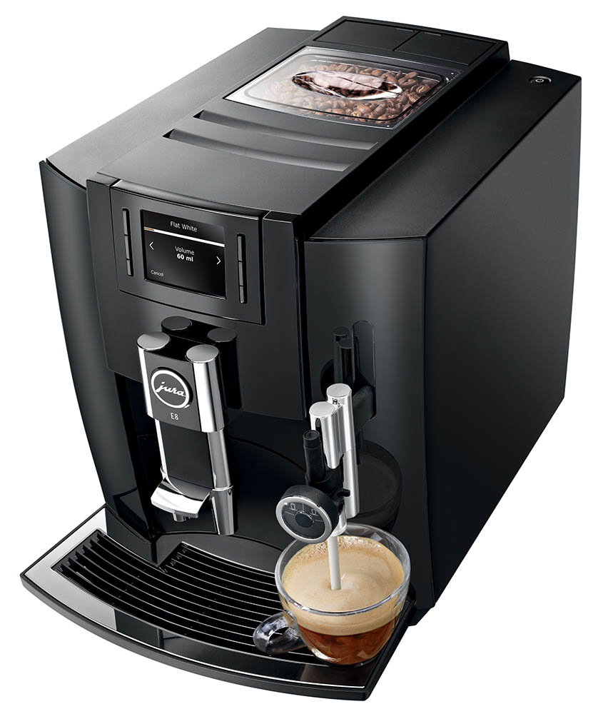 Jura E8 Black Espresso Machine 1st in Coffee