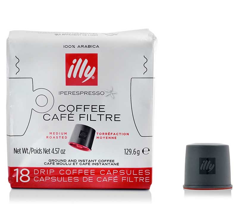 Illy Medium Roast 18 Drip iPer Coffee Capsules