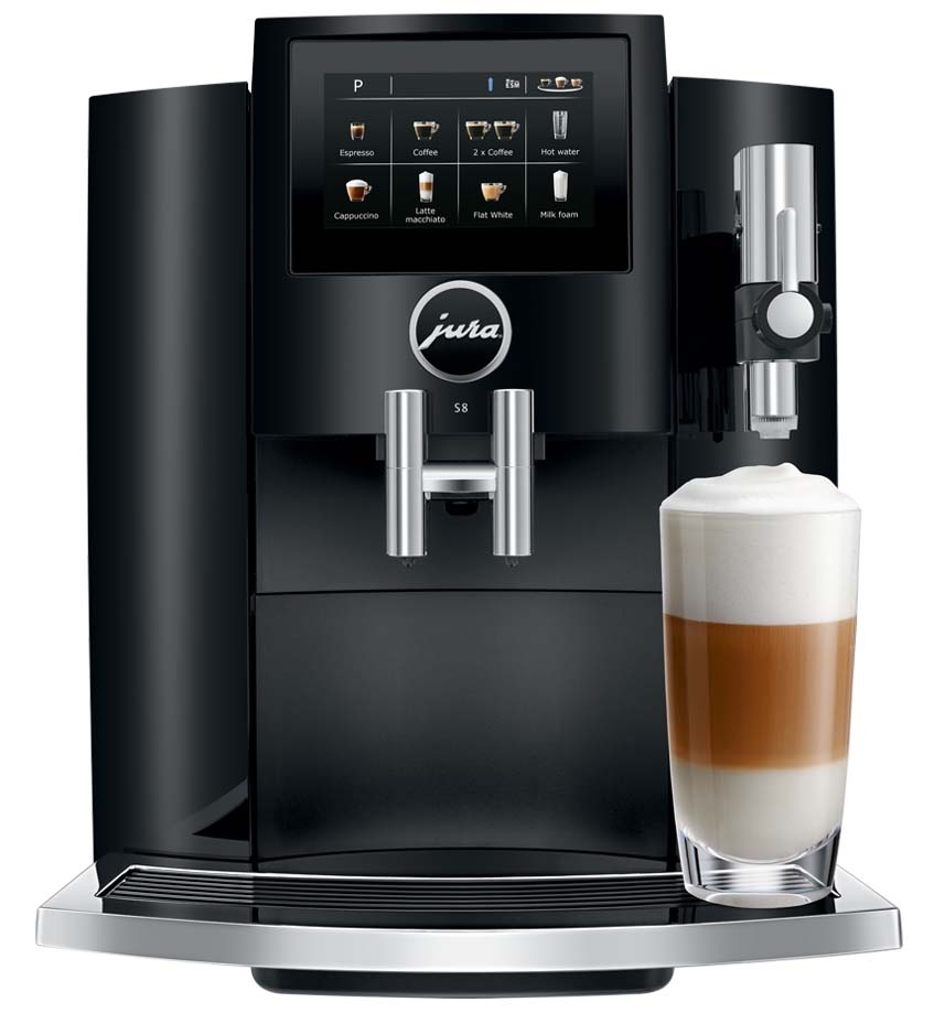 Black Jura S8 Espresso Machine for Sale 1st in Coffee