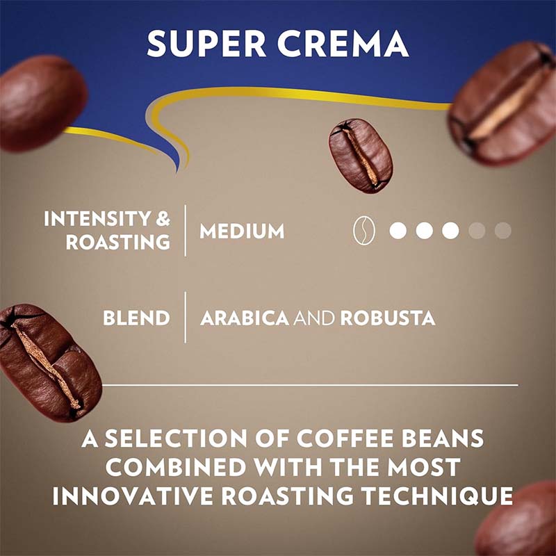 Lavazza Super Crema Espresso Beans Lavazza Whole Bean Coffee