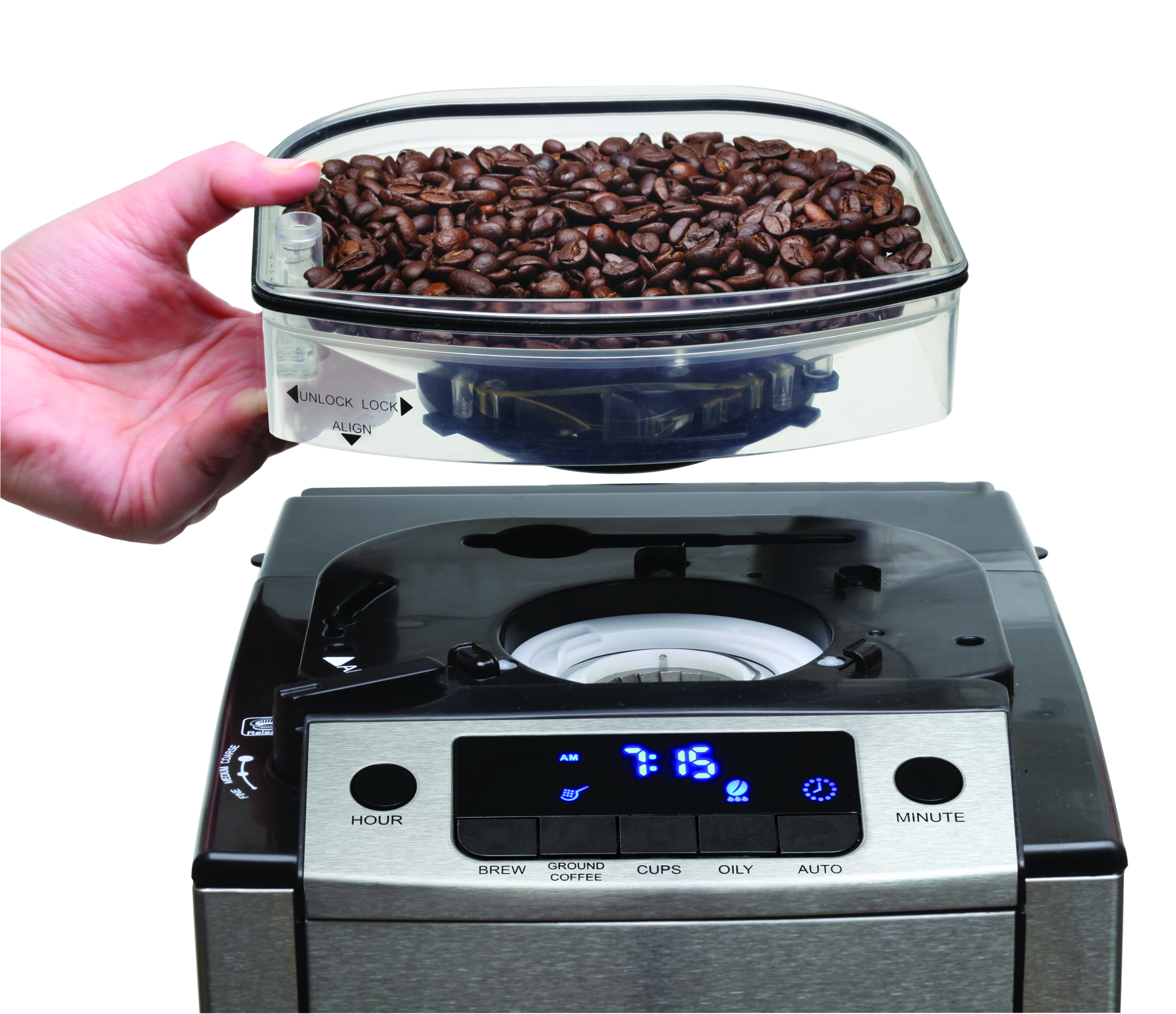 Capresso Coffee Team Pro Plus Maker With Grinder Capresso Coffeeteam Pro Plus Gl