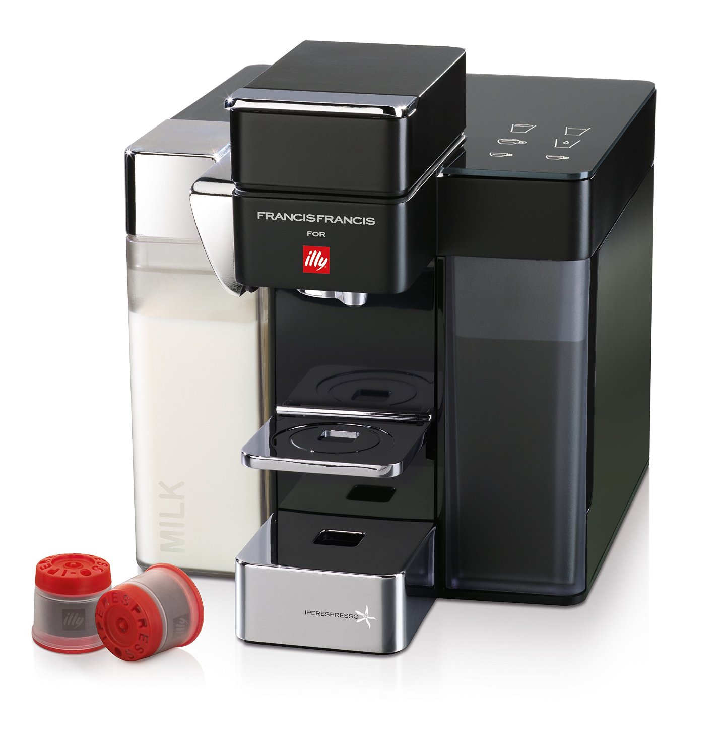 Illy Francis Francis Y5 Milk | Illy Y5 Coffee & Espresso Maker Illy Francis Francis Y5 Milk | Illy Y5 Coffee & Espresso Maker